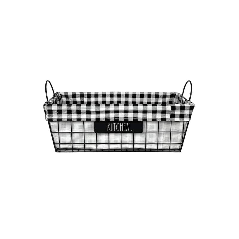Rae Dunn Metal Lined Kitchen/Pantry Basket