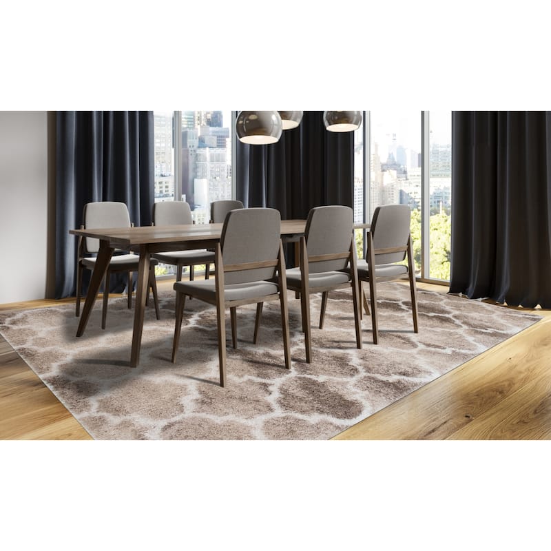 Noori Rug Lux Ava Trellis 2-Inch Shag Rug