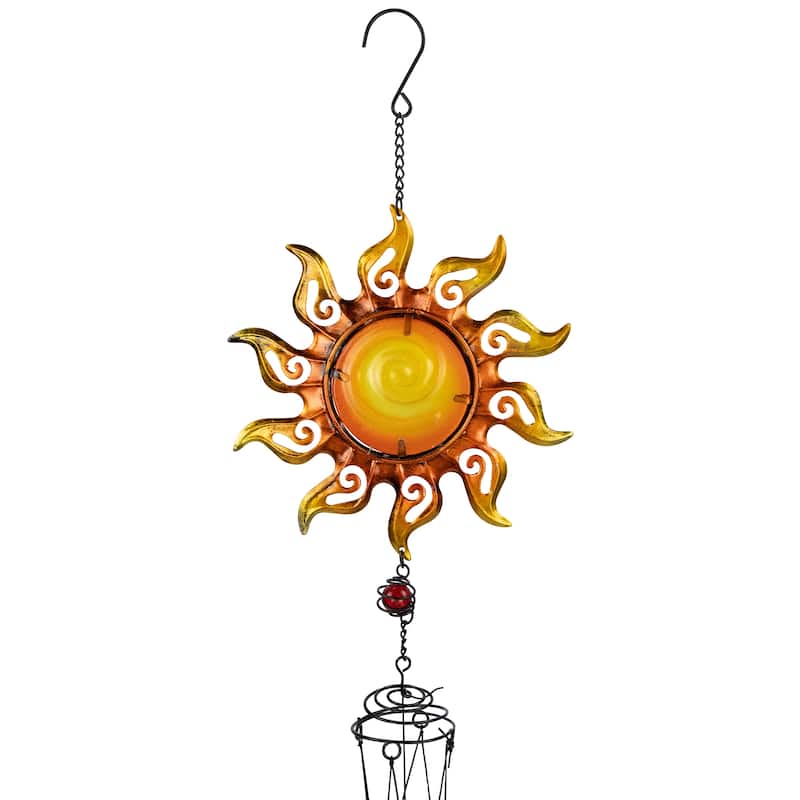 Shining Suns Outdoor Garden Windchimes - 31.5" - Set of 3