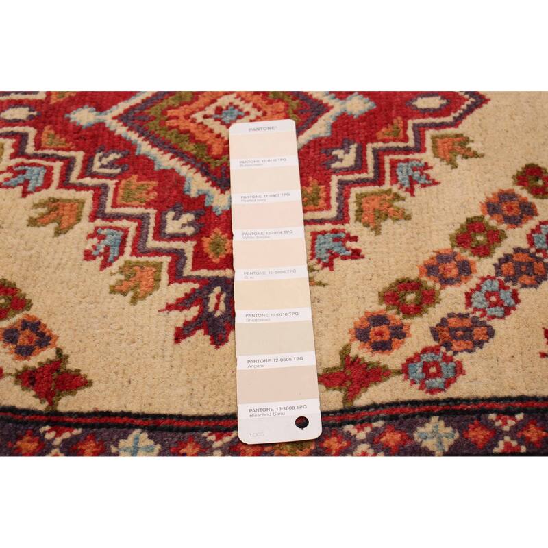 ECARPETGALLERY Hand-knotted Finest Ghazni Cream Wool Rug - 2'8 x 14'2