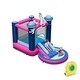preview thumbnail 2 of 7, 3-in-1 Inflatable Space-themed Bounce House with 480W Blower - 81.5" x 155" x 106.5"(L x W x H)