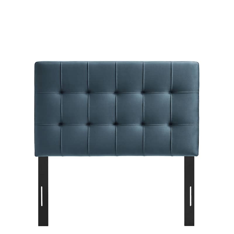 Lily Biscuit Tufted Performance Velvet Headboard