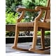 preview thumbnail 6 of 6, Cambridge Casual Chara Teak Outdoor Rocking Chair