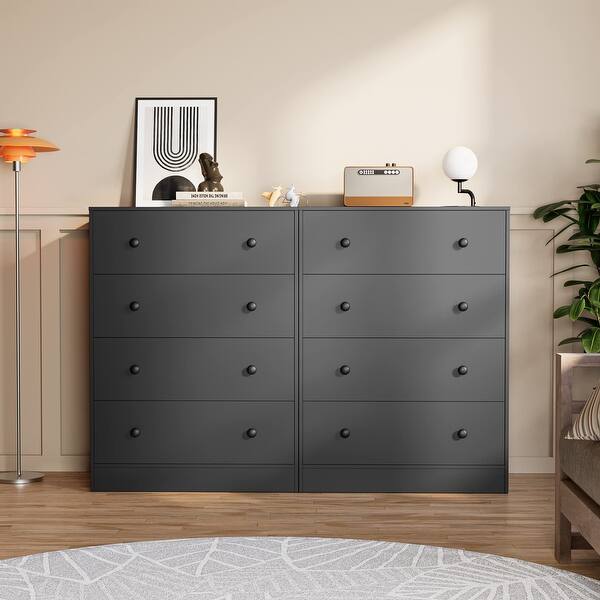kids black dresser Everlee 6-Drawer Dresser main image 1
