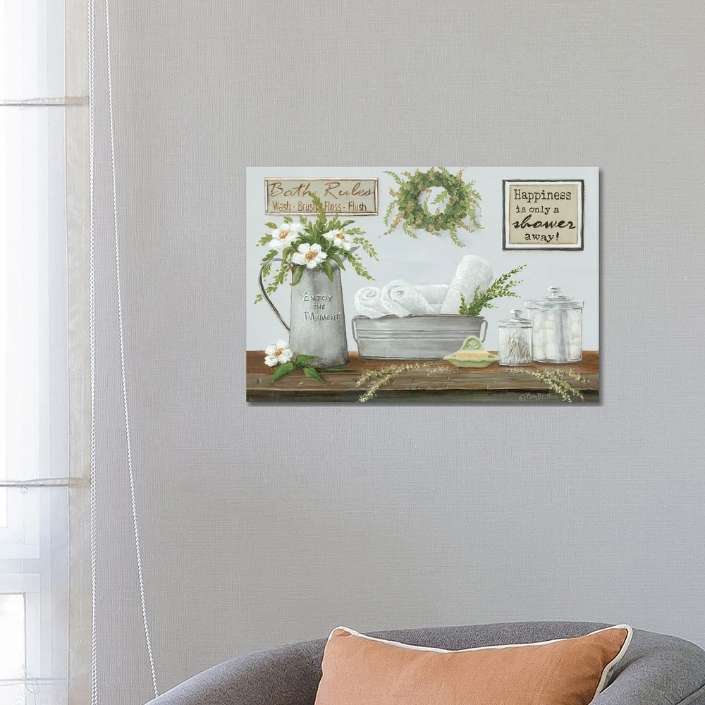 iCanvas "Fresh Towels" by Pam Britton Canvas Print