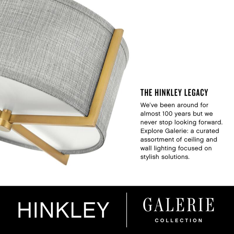 Hinkley Lighting Axis 26" Wide Galerie Semi-Flush Ceiling Fixture with