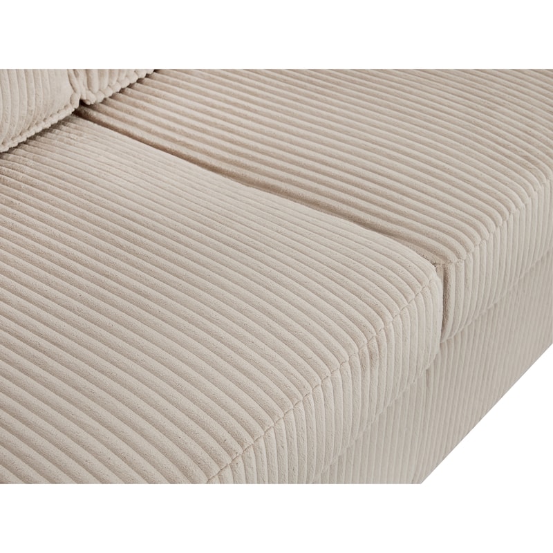 Christopher Knight Home - Maxwell Modern Corduroy Sleeper Sofa Bed with Cushion Back and Pillow Top Arms