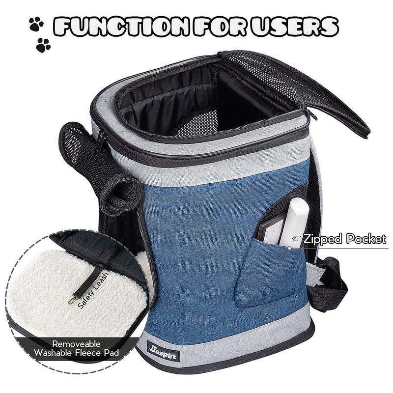 JesPet Soft Deluxe Backpack Pet Carrier
