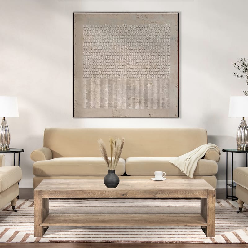 Alana Lawson 88" Two-Cushion Tight-Back Sofa - Tan Brown