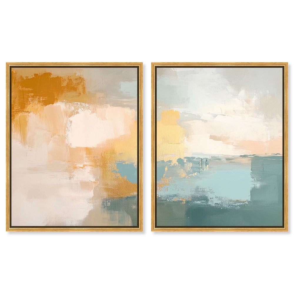 Muted Melody I Canvas Set of 2 by Art Remedy