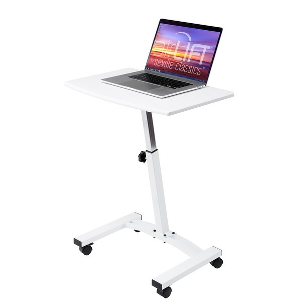 airLIFT Mobile Height Adjustable Solid-Top Laptop Desk Cart. Opens flyout.