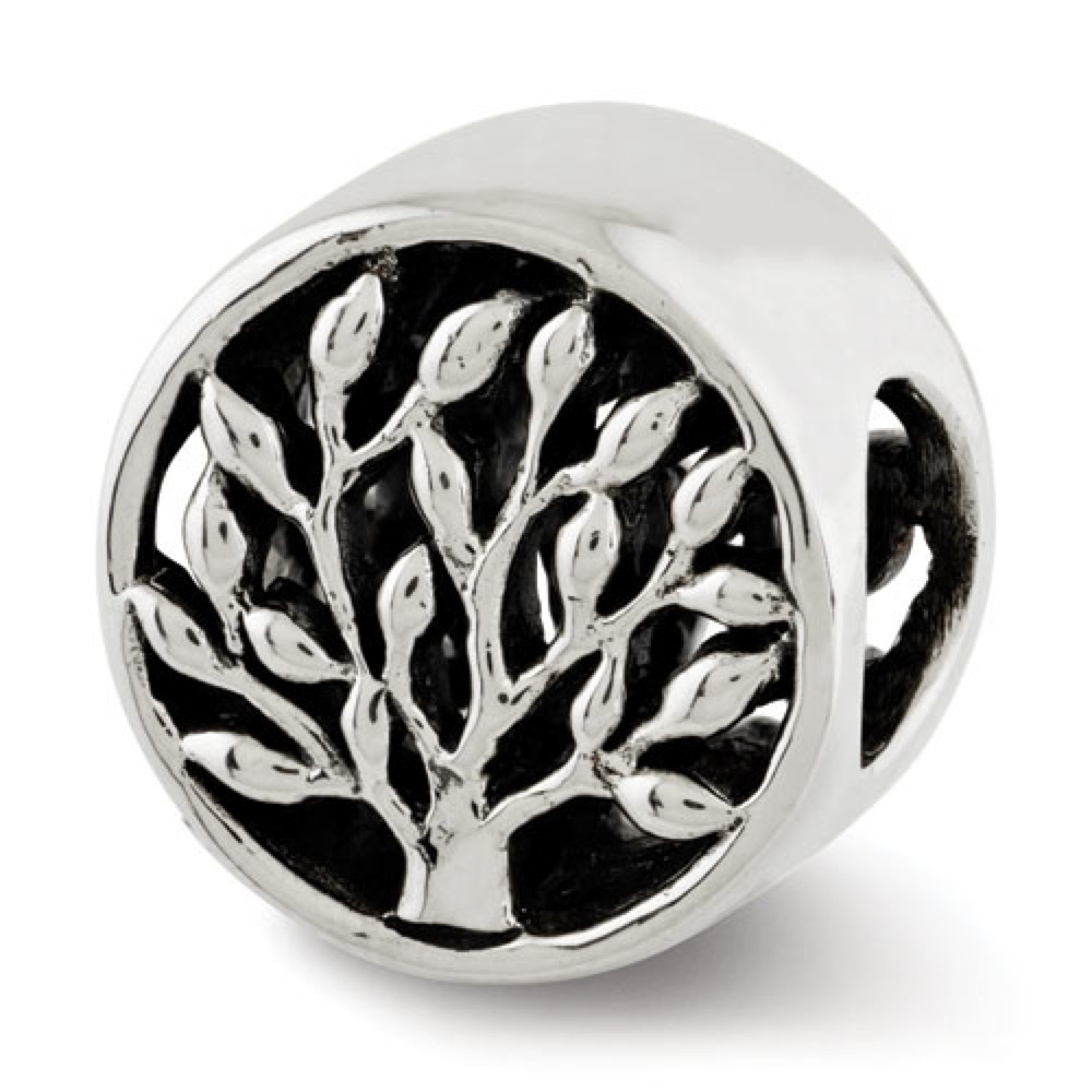 4mm Diameter Hole Reflections Sterling Silver Fish Bead 4mm Diameter Hole Reflections Sterling Silver Fish Bead