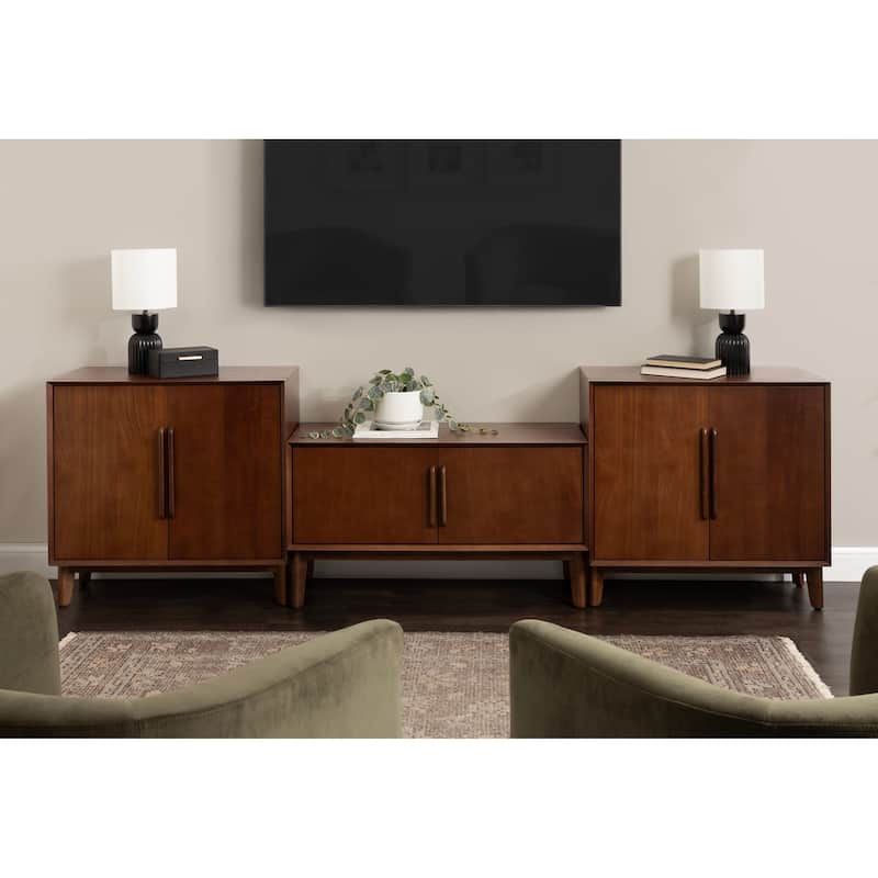 Kate and Laurel McCutcheon Floor Media Cabinet