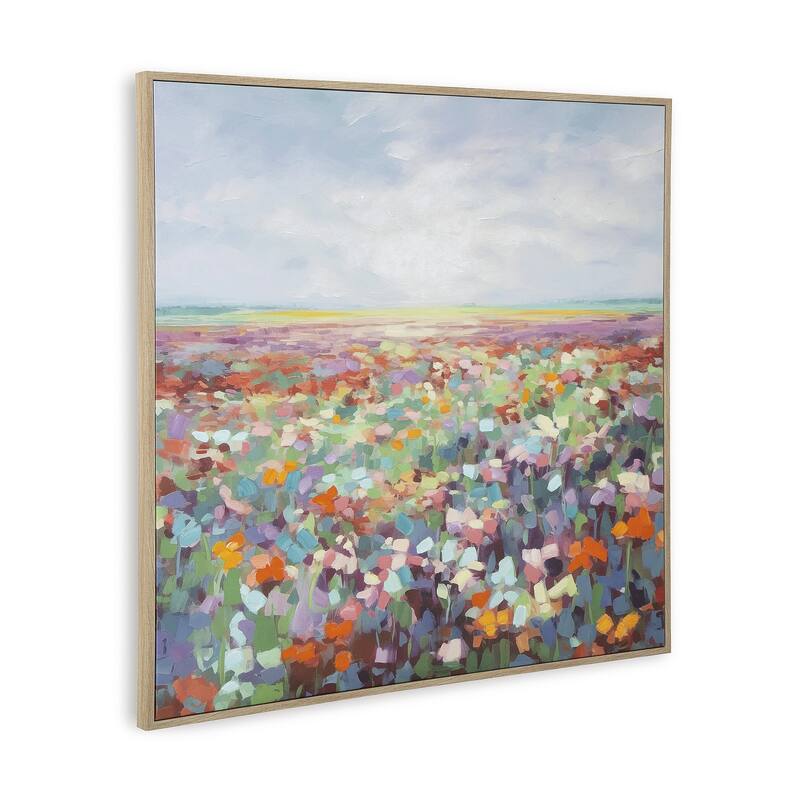 Signature Design by Ashley Sethford Blue/Orange Wall Art