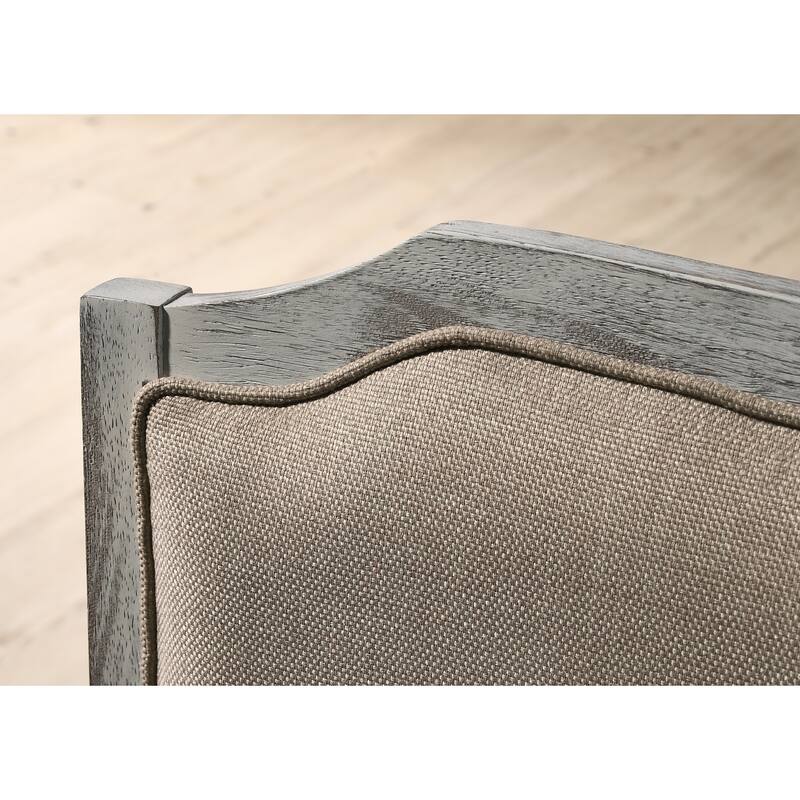 Rustic Wood Round Dining Table with Pedestal, Elegant Upholstered Dining Chairs with Back for Breakfast Nook