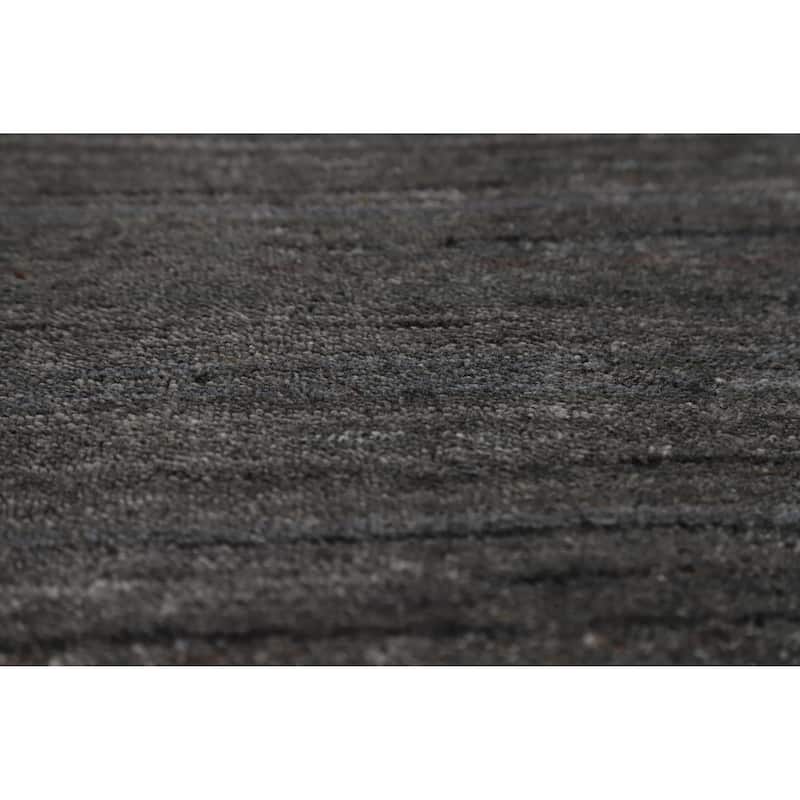 Gabbeh Indian Rug Handmade Bedroom Grey Wool Carpet - 3'10" x 5'10"