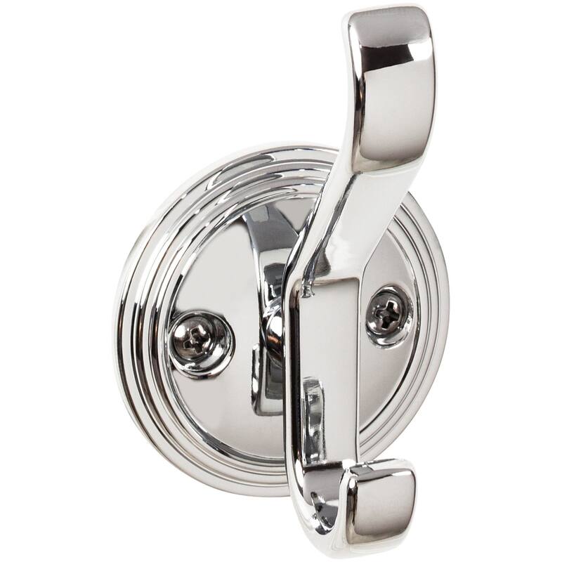 Top Knobs Hooks Double Robe Hook - Polished Chrome