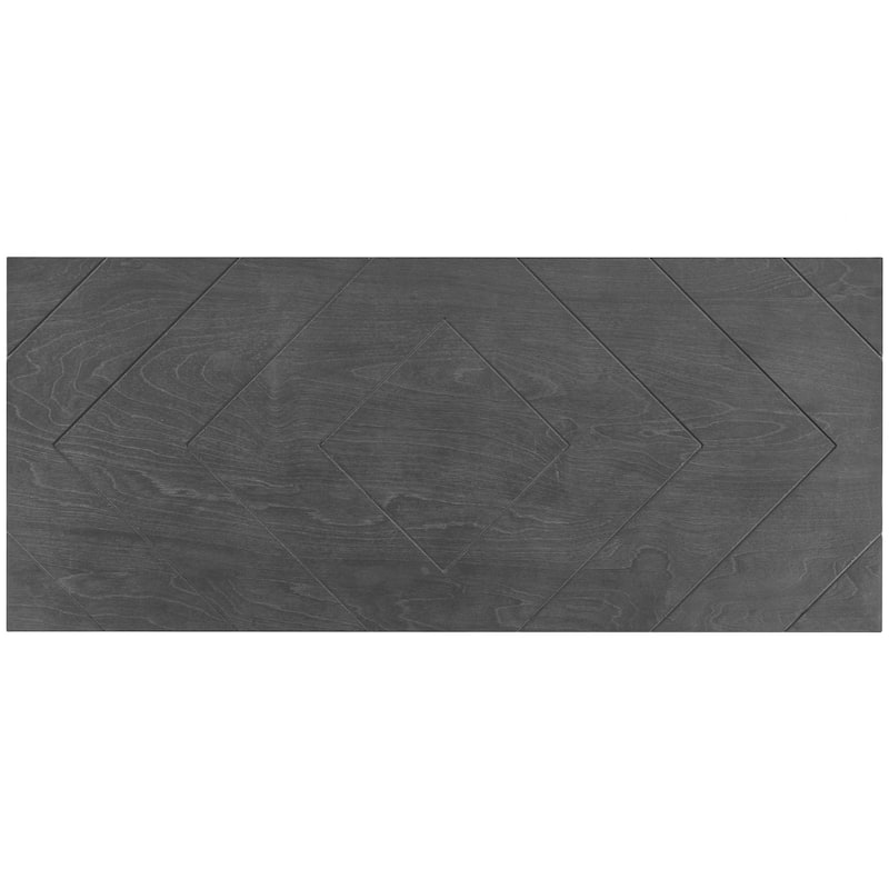 Adjustable Shelf Storage Sideboard with 3 Retro Metal Handles and 4 Pinewood Legs, for Entryway, Living Room, Study Room