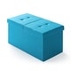 preview thumbnail 86 of 89, 30 Inch Smart Lift Top Button Tufted Fabric Storage Ottoman by Crown Comfort