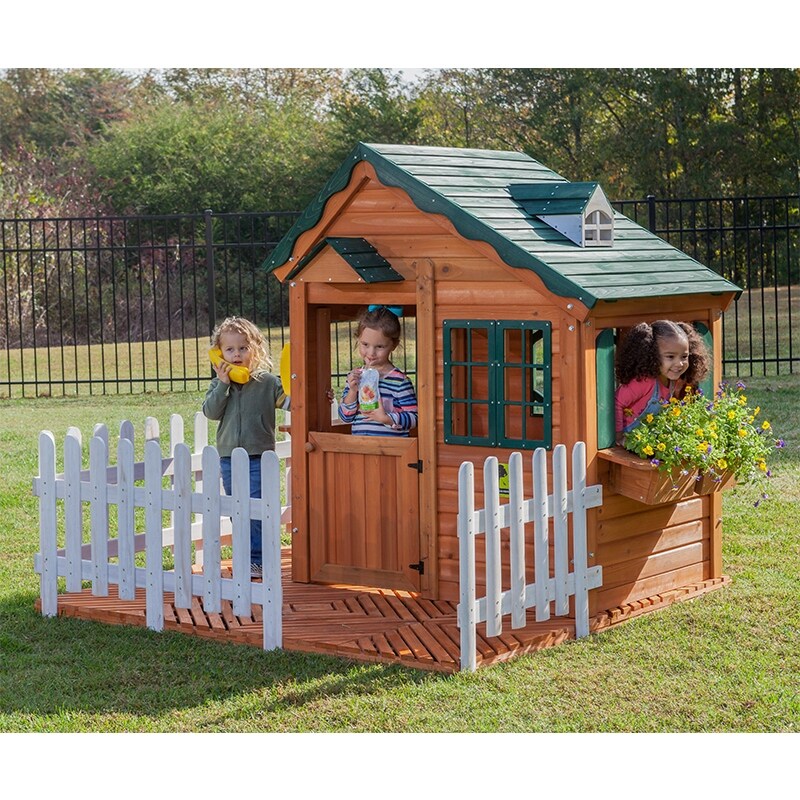 little tikes play yard with slide