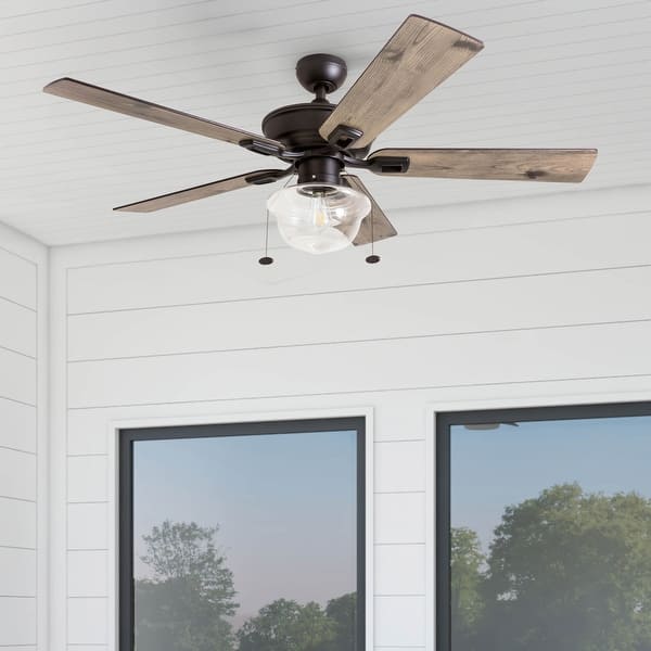 slide 2 of 32, Copper Grove Strang Indoor/ Outdoor Ceiling Fan - 52-inch 52-inch - Espresso - Hardwired