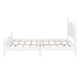 preview thumbnail 6 of 11, Full Size Wood Platform Bed Frame with Slat Support, Retro Design with Sturdy Wooden Construction