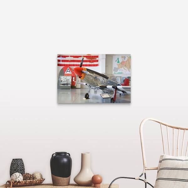 Shop Fighter Plane At The Commemorative Air Force Canvas Wall Art Overstock 16478131