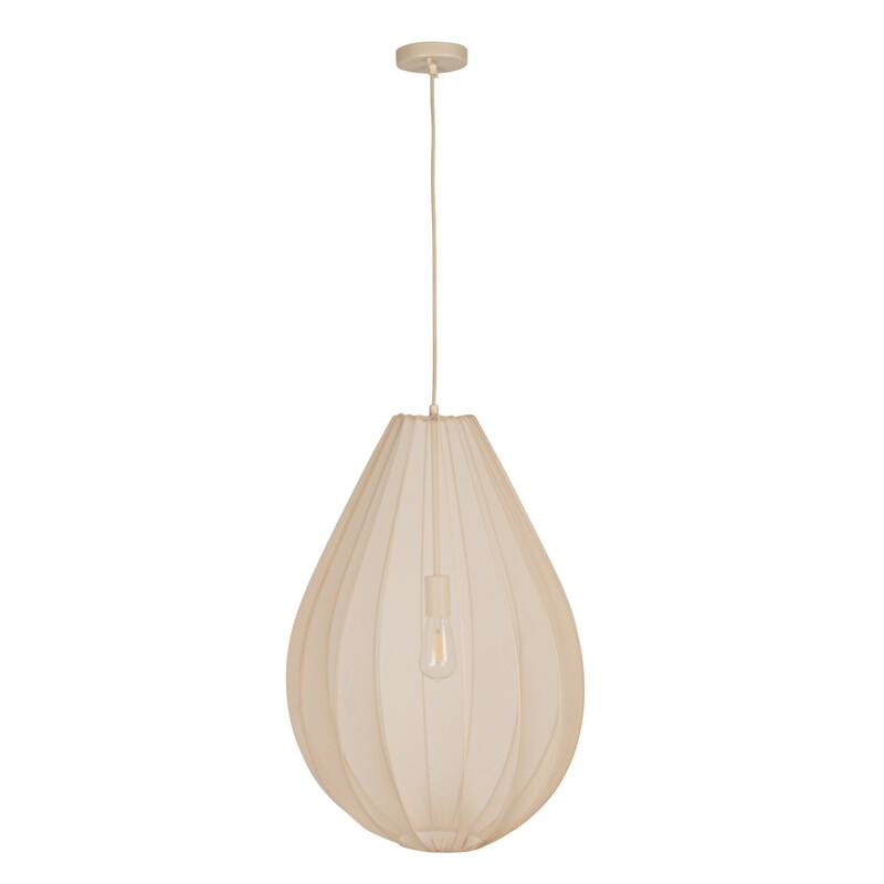 Hanging Cocoon Fabric Pendant Lamp