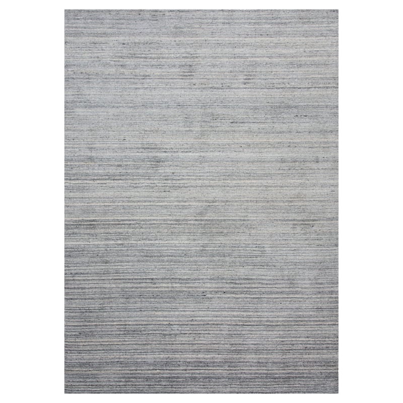 Alora Decor Deluxe Hand Loomed Heathered High/Low Rug - 7'6 x 9'6 - Grey