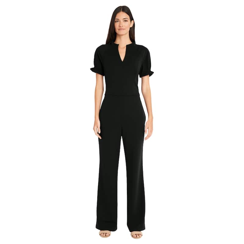 Maggy London Ruffle Sleeve Jumpsuit