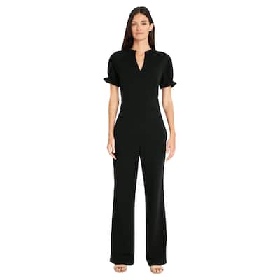 Maggy London Ruffle Sleeve Jumpsuit