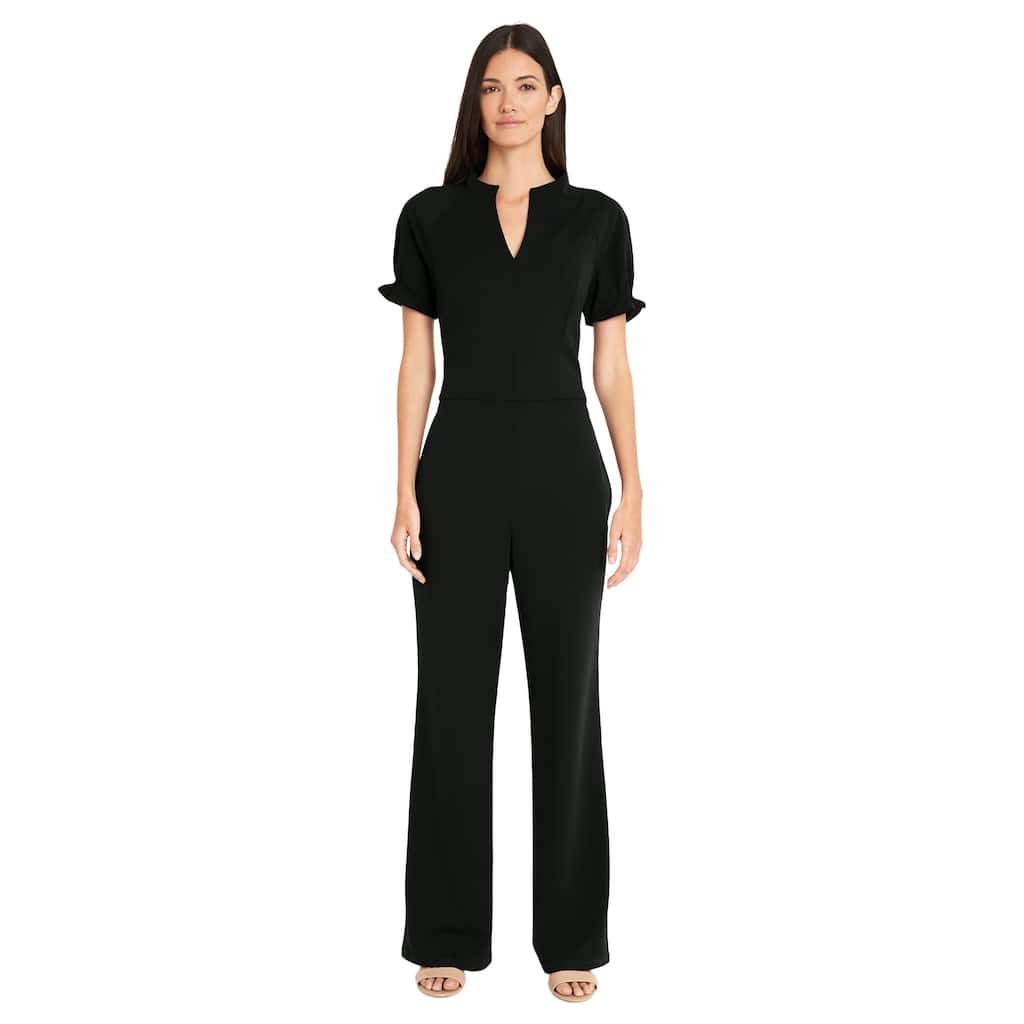 Maggy London Ruffle Sleeve Jumpsuit