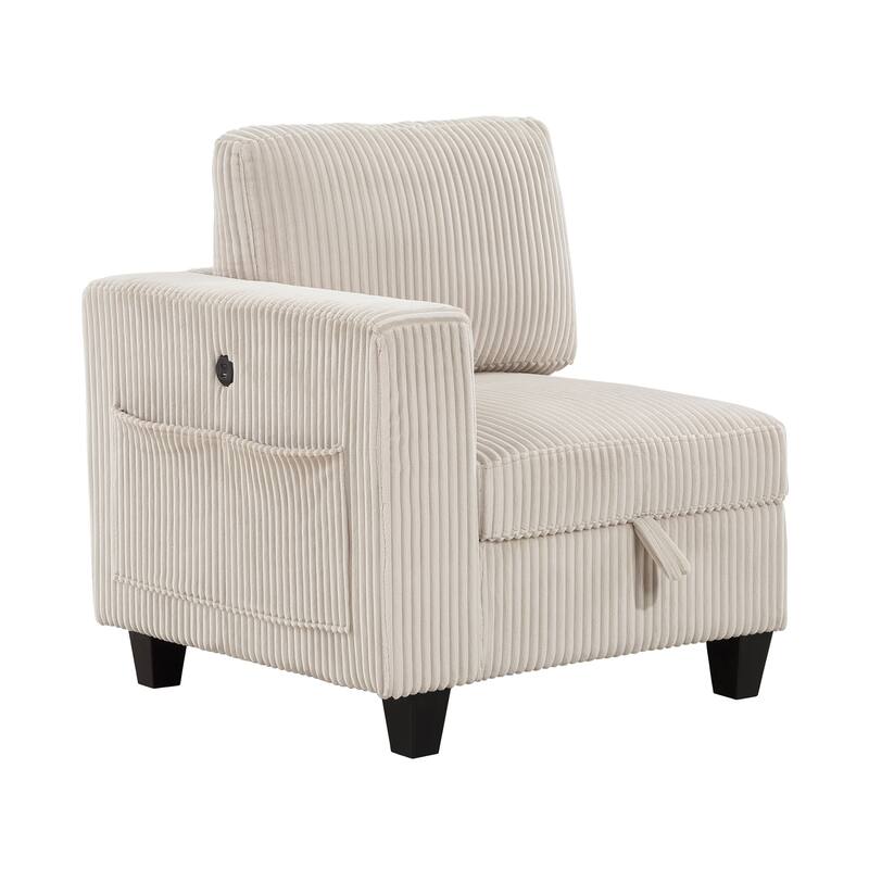 Kenlis 6-Piece Modular Sectional Sofa with Storage