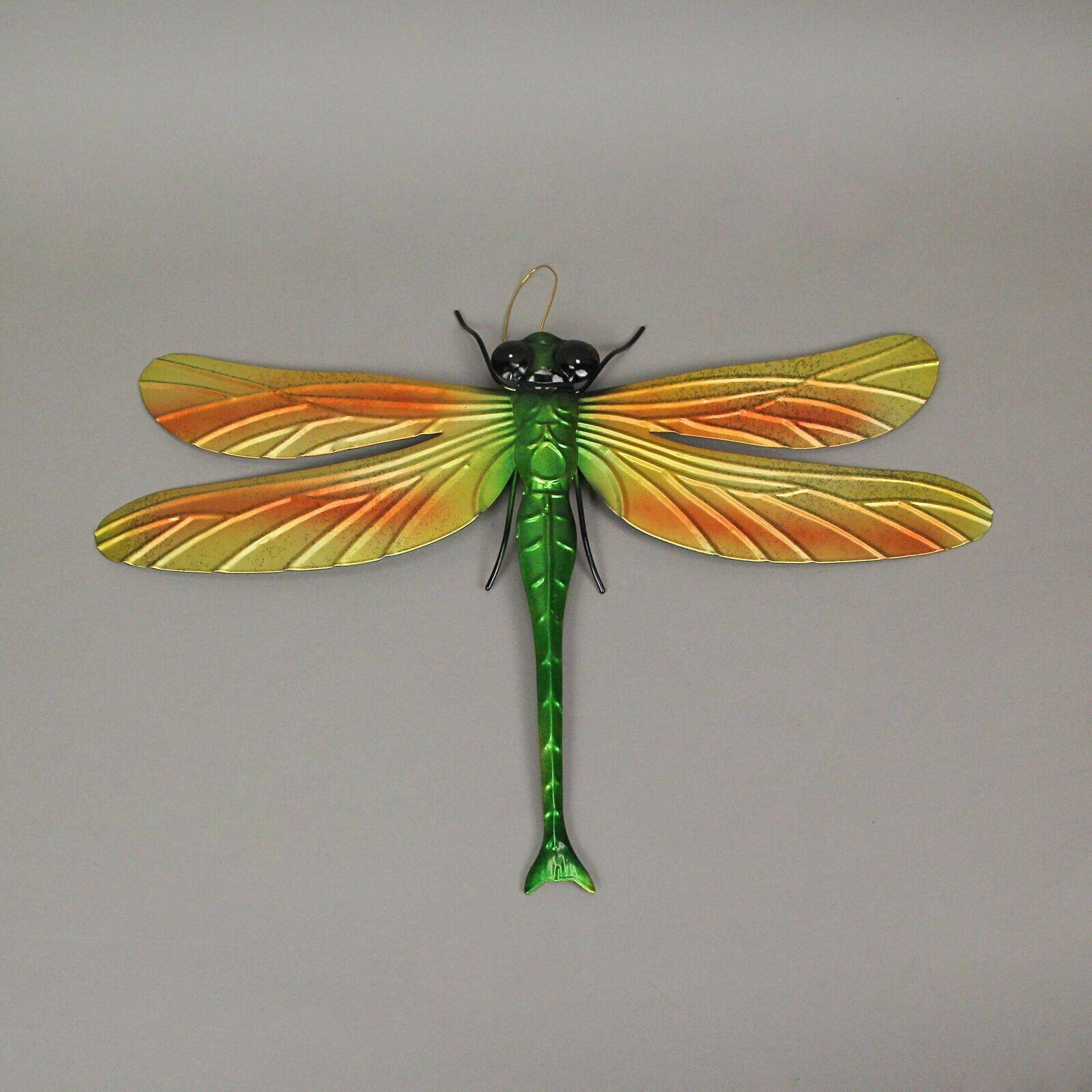 Set of 3 Outdoor Metal Dragonfly Wall Hangings Bed Bath & Beyond 39910006