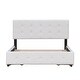preview thumbnail 6 of 12, Queen Size Murphy Bed Wall Bed w/ Drawer and a set of Sockets & USB Ports, Pulley Structure Design for Kids Teens Adults, White
