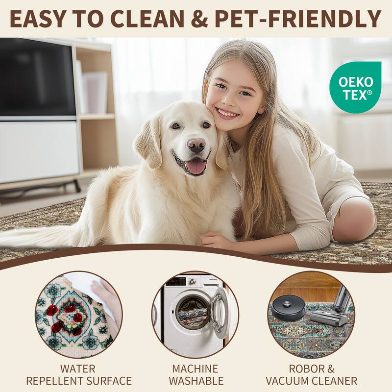 Vintage Distressed Carpet