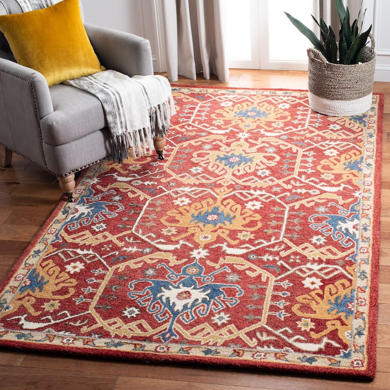 SAFAVIEH Handmade Antiquity Talvikki Traditional Oriental Wool Rug