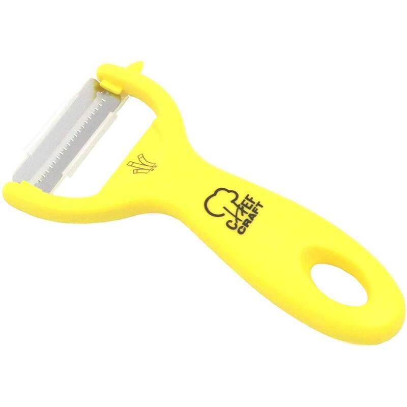 Chef Craft Y-Shaped Julienne Fine Vegetable Peeler - Stainless Steel Blade with Comfortable Handle - 3 Pack