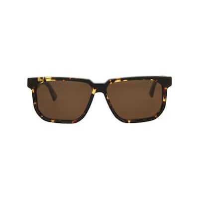Bottega Veneta Square/Rectangle-Frame Acetate Sunglasses