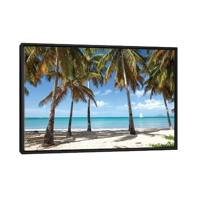 iCanvas "Sail Boat In The Caribbean Sea" by Matteo Colombo Framed Canvas Print