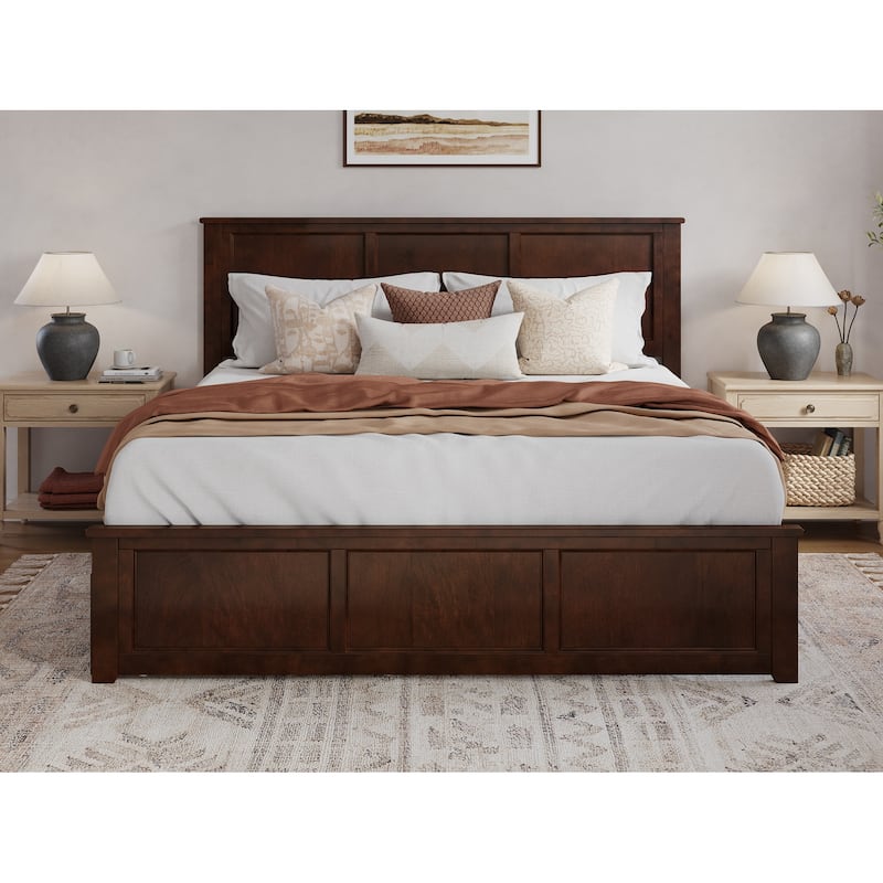AFI Madison Platform Bed with Matching Footboard & Trundle