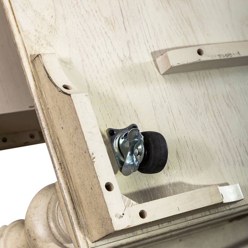 Morgan Creek Antique White Wire Brushed Tobacco Accents Alt 3 Piece Set