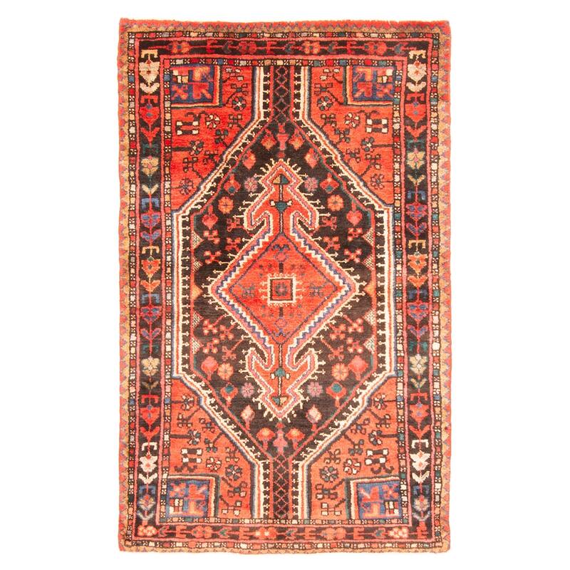 ECARPETGALLERY Hand-knotted Anadol Black Wool Rug - 3'1 x 5'1