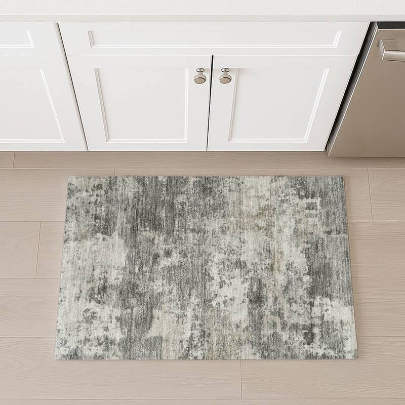 Machine Washable Indoor/ Outdoor Modern Jenna Chantille Rug