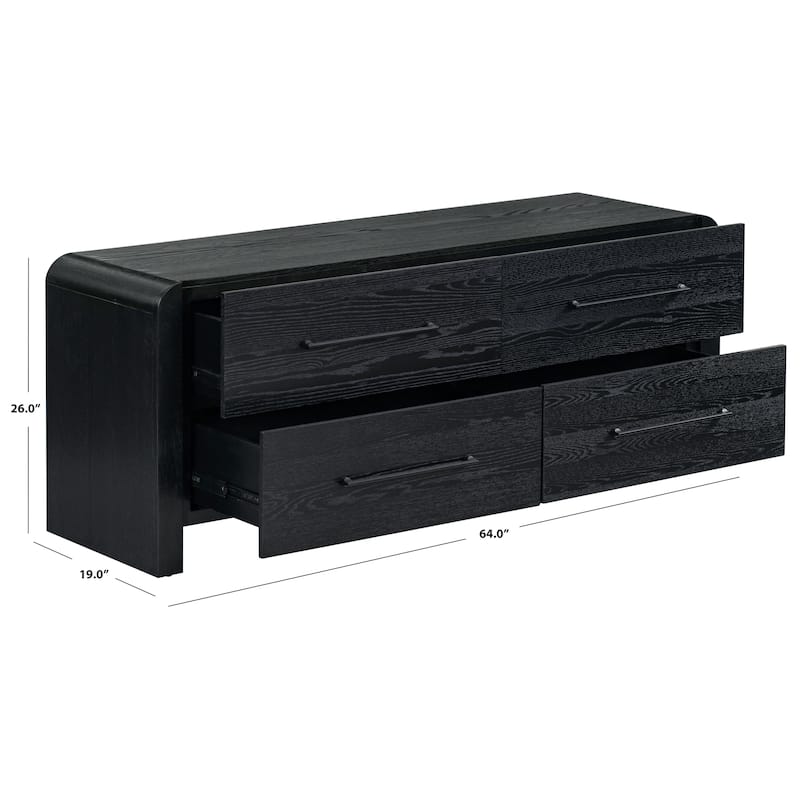 SAFAVIEH Couture Katrina Wood 4 Drawer Dresser