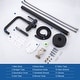 preview thumbnail 7 of 34, WOWOW Floor Mount Single-Handle Freestanding Tub Faucet