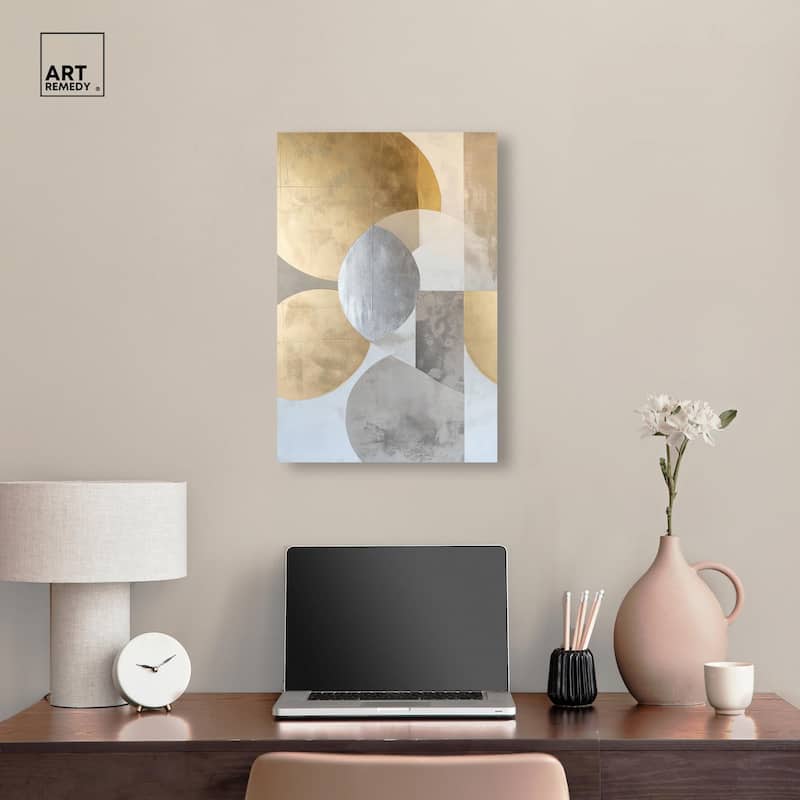 Golden Sequence I Canvas by Art Remedy, Gallery Wrapped