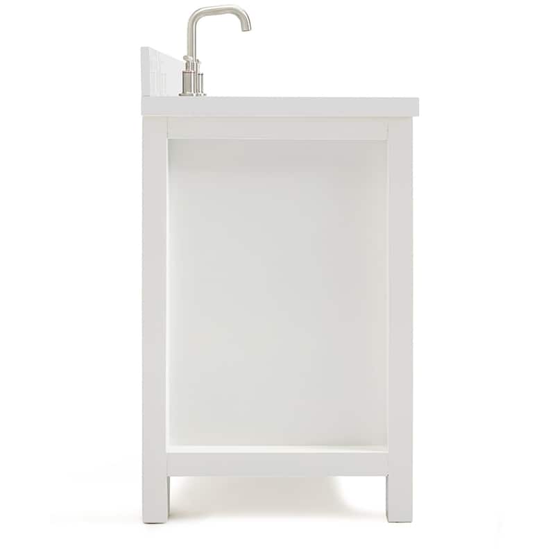Ariel H043SLWQOVO Bristol 43" Free Standing Single Basin Vanity Set