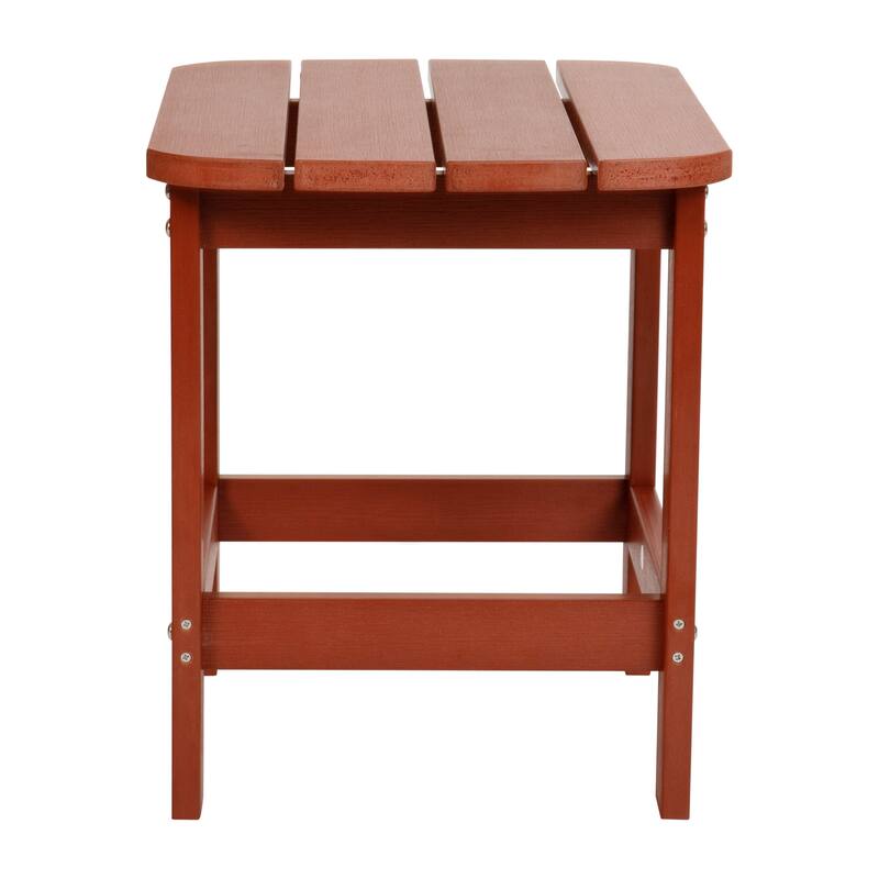 All-Weather Poly Resin Adirondack Side Table - Patio Table