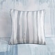 preview thumbnail 12 of 13, N Natori Brush Stroke Blue 4 Piece Oversized Reversible Seersucker Comforter Set